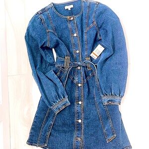 Habitual blue denim dress sz small